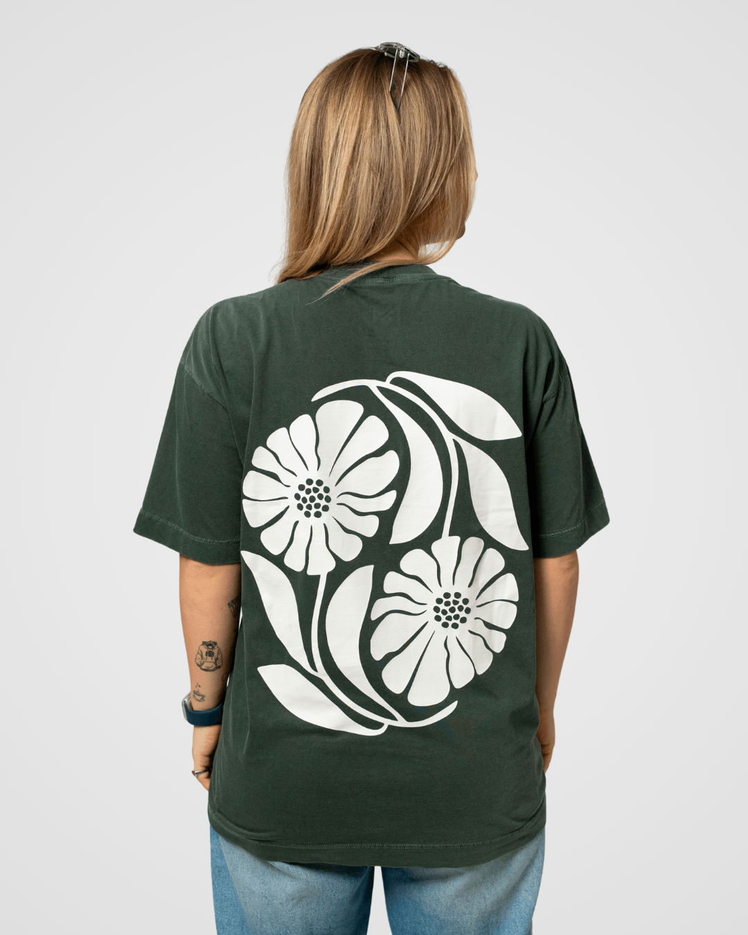 Camiseta Oversized Summer Flowers