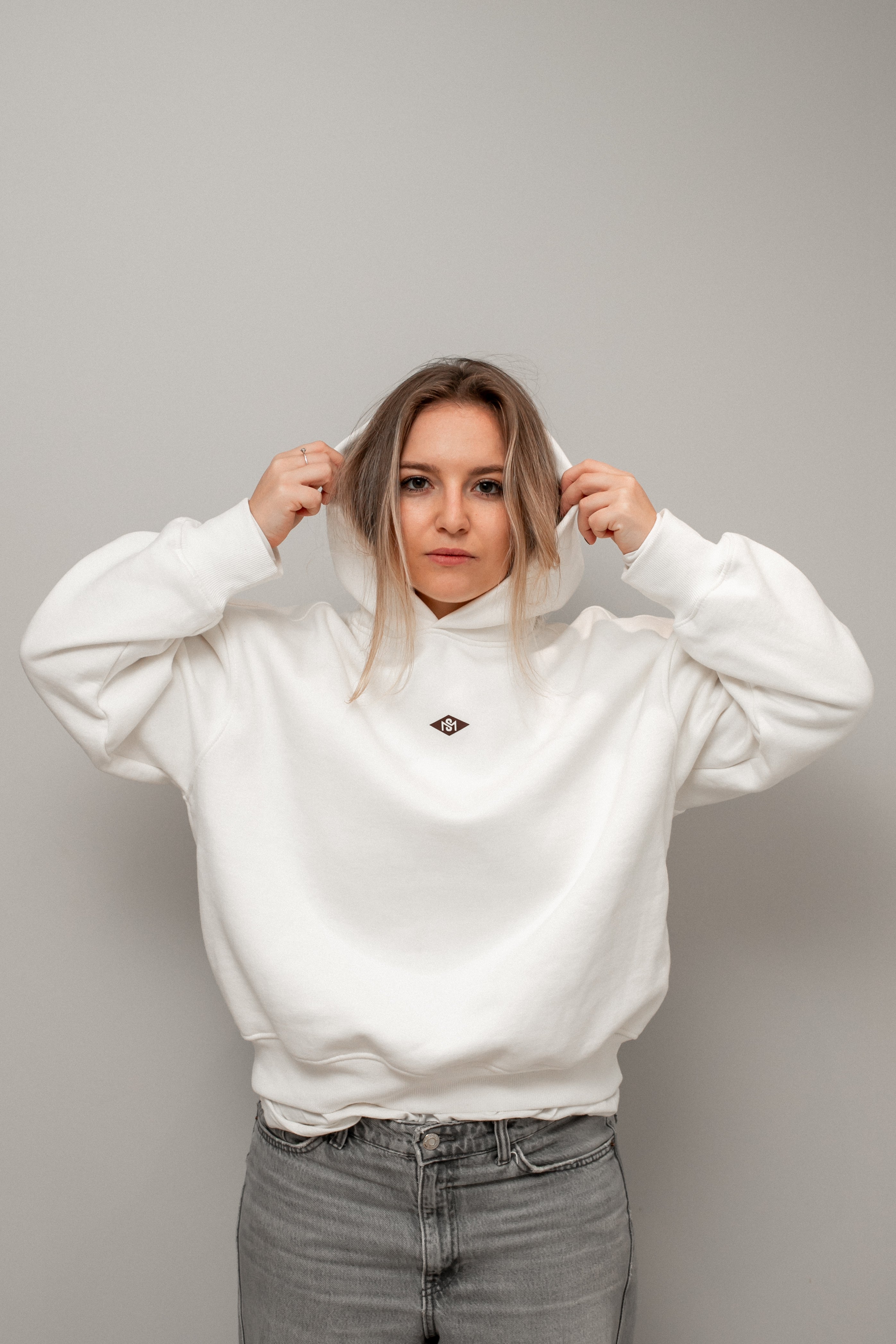 Moletom Boxy Off-White MS